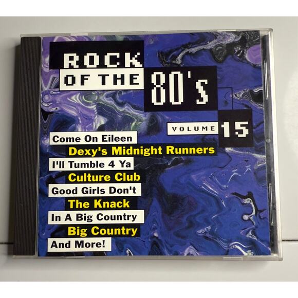 Rock of the 80’s Volume 15 CD Compilation 1994 Priority Records - Party Music - Picture 1 of 6